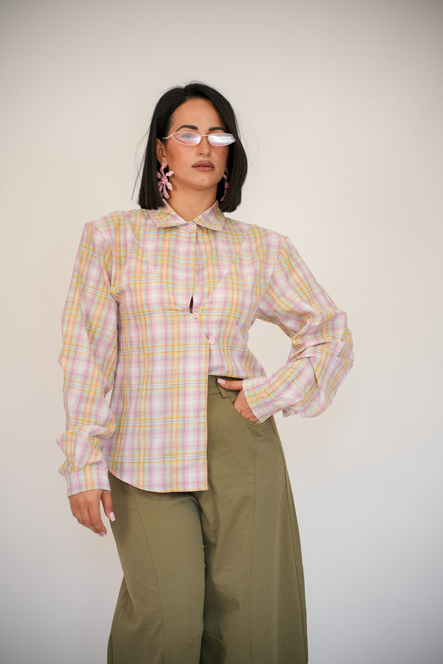 Camicia fantasy rosa