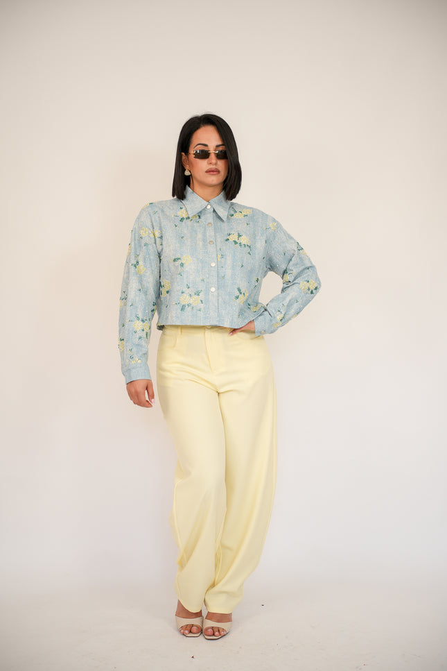 Pantalone ballon giallo