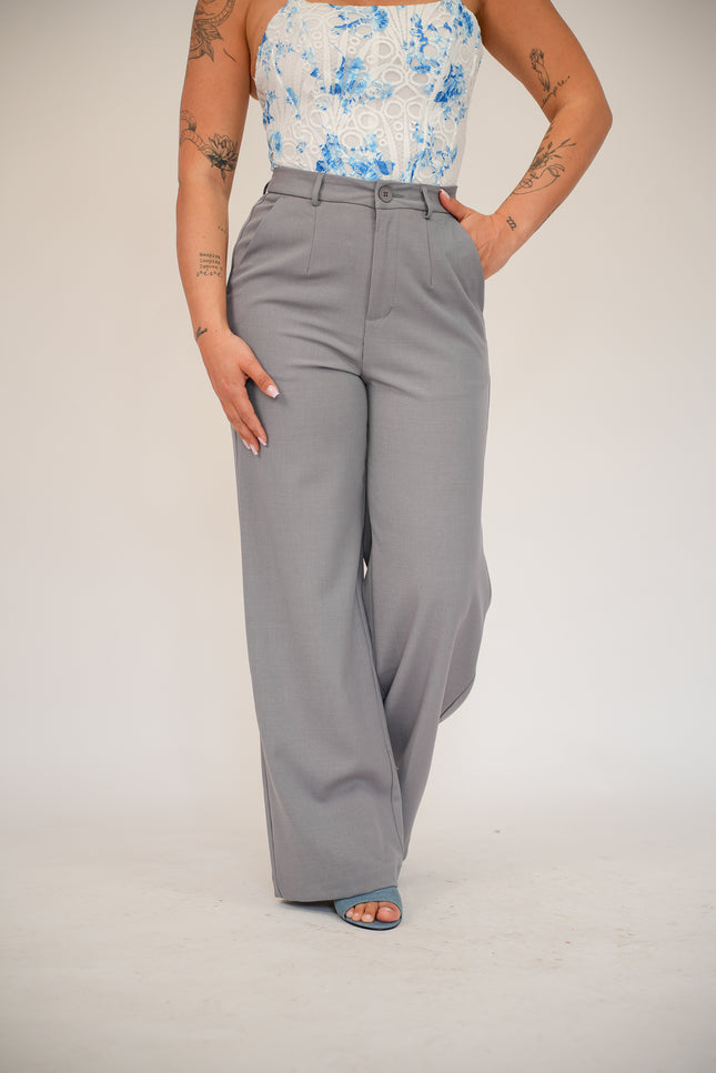 Pantalone Classic taglio uomo ghiaccio