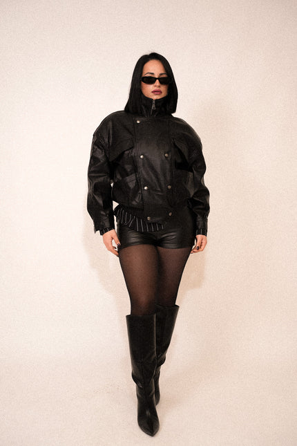 Coulotte ecopelle black