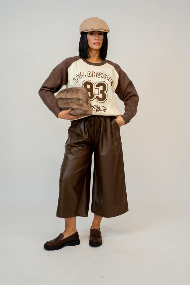 Bermuda ecopelle cacao