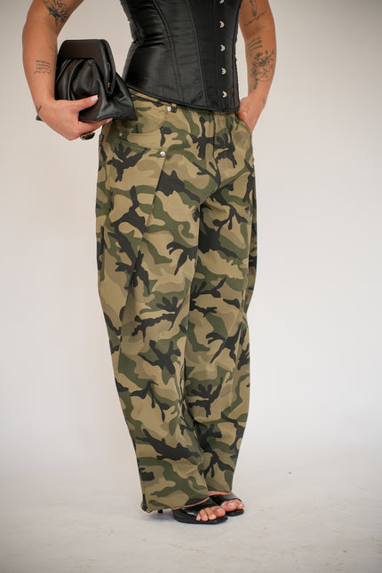 Pantalone ballon mimetico