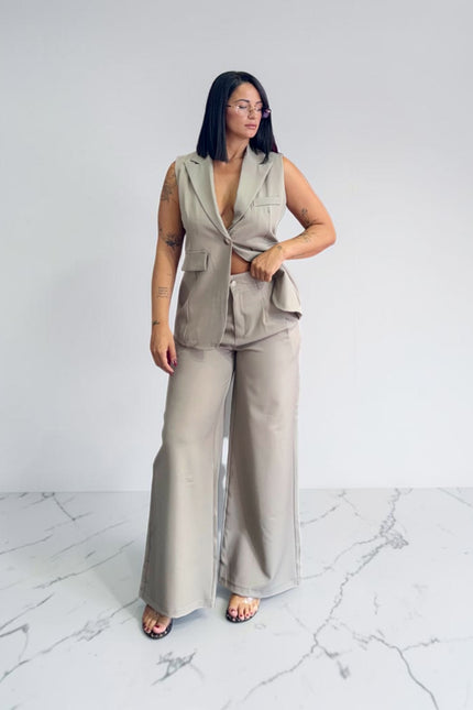 Tailleur gilet e pantalone Beije