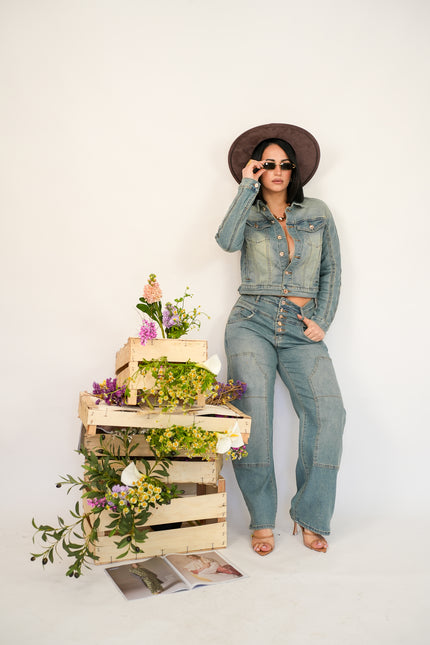 Cordset denim 2000s