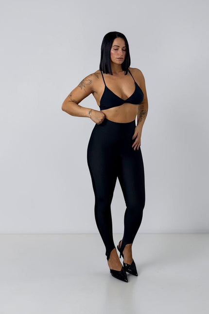 Leggings ghette nero