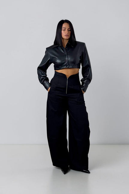 Pantalone bustino nero