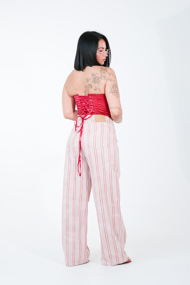 Corsetto raso red
