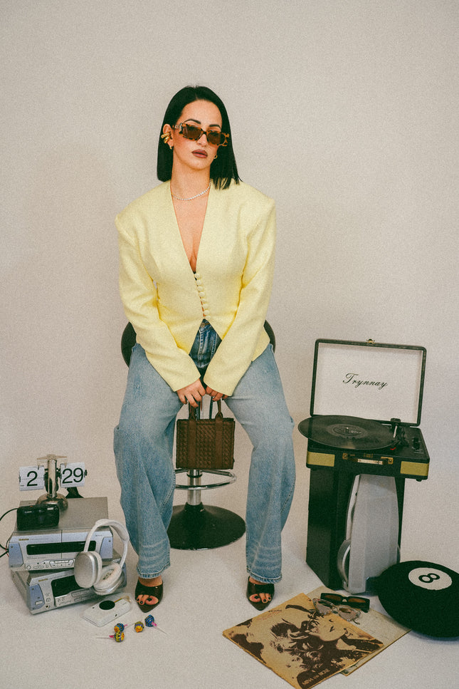 Jeans ballon vintage con cinturino