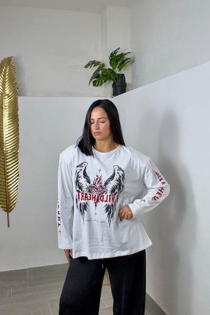 T-shirt Justwest stampa