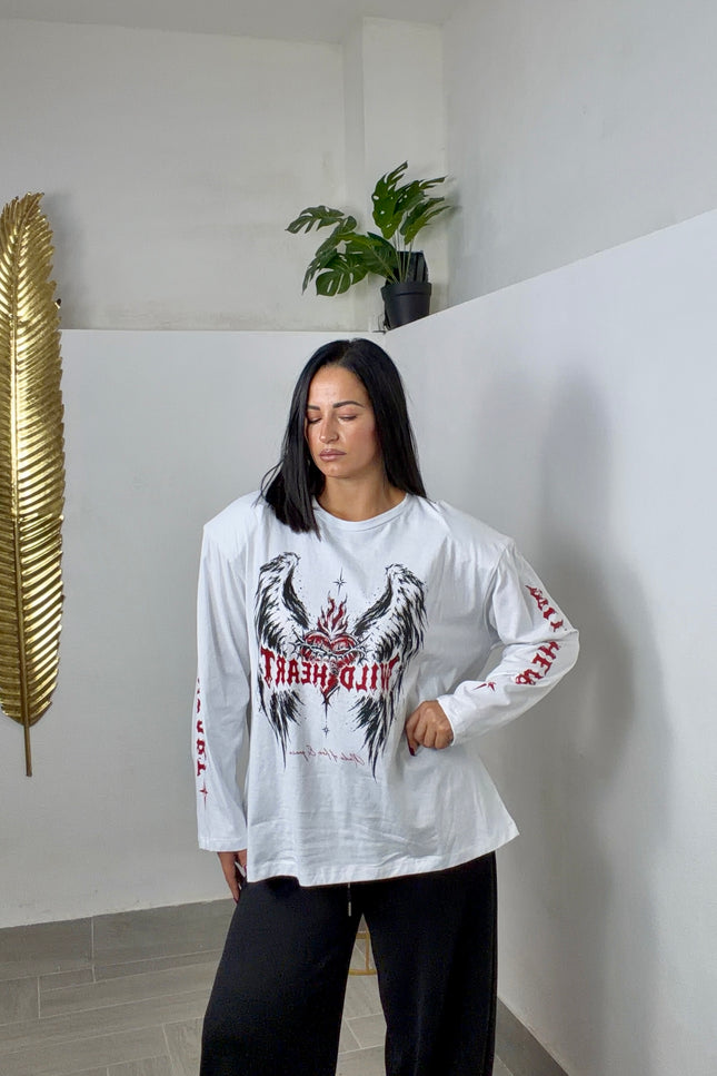 T-shirt Justwest stampa