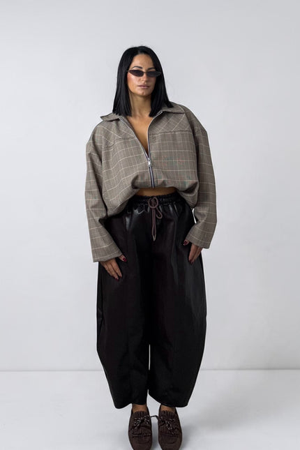 Bomber tartan Beije