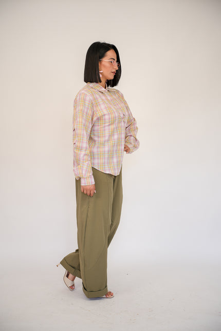 Pantalone ballon piegone verde militare