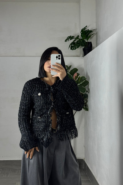 Cardigan tweed in lana