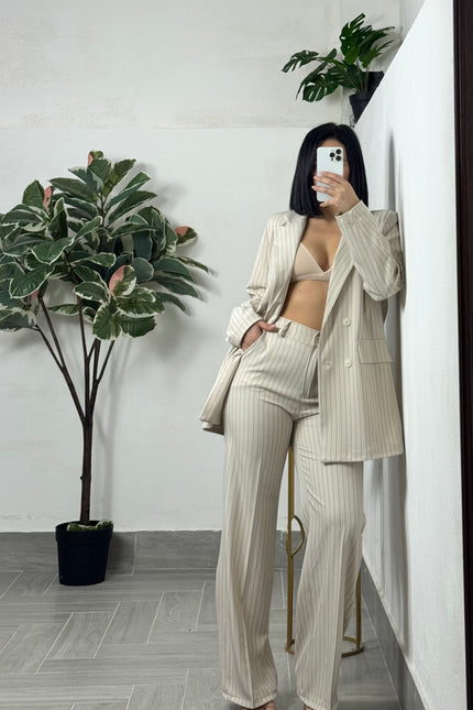 Tailleur City gessato