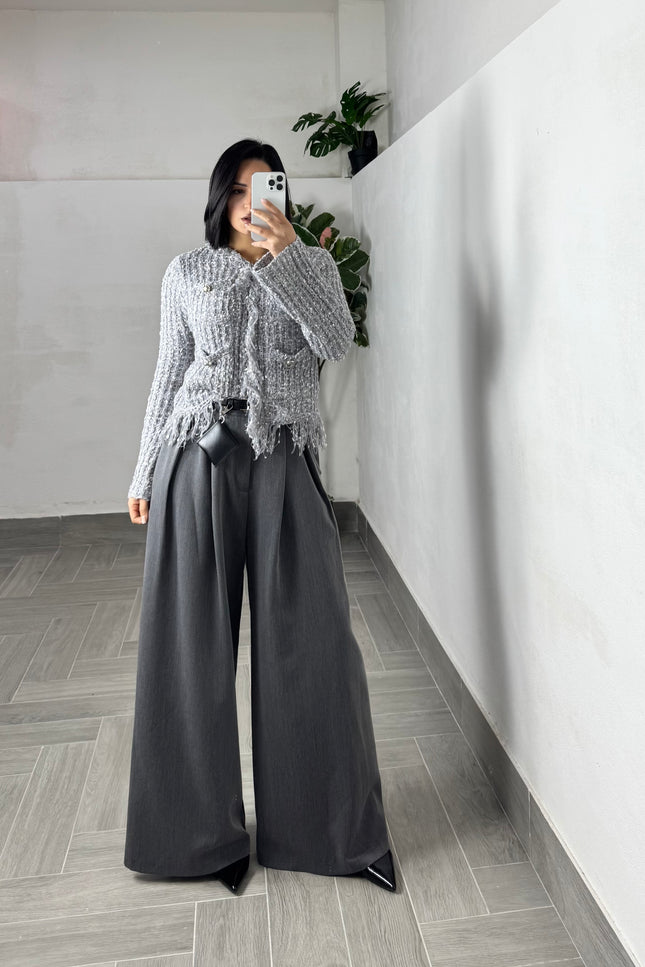 Cardigan tweed in lana