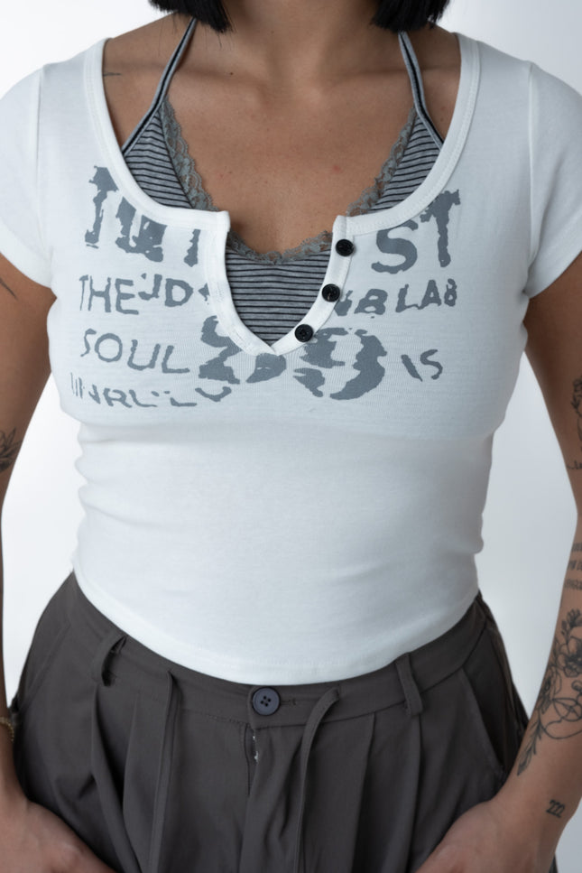 T-shirt stratificata