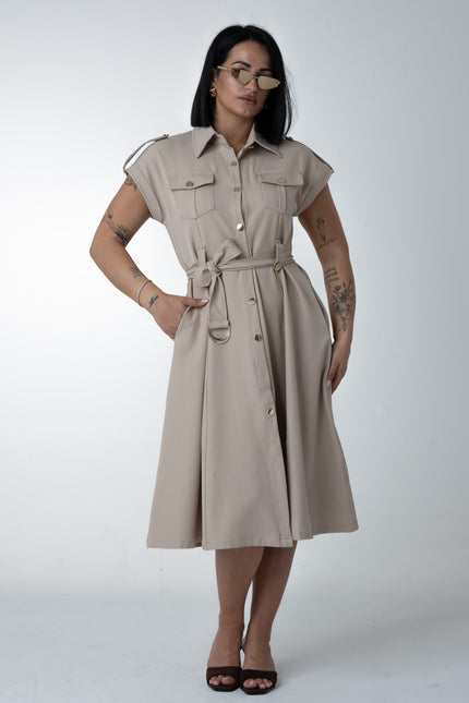 Dress chemisier con cintura
