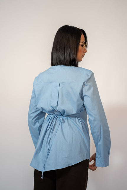 Camicia cotone cravatta