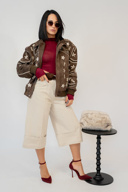 Décolleté con cinturino bordeaux