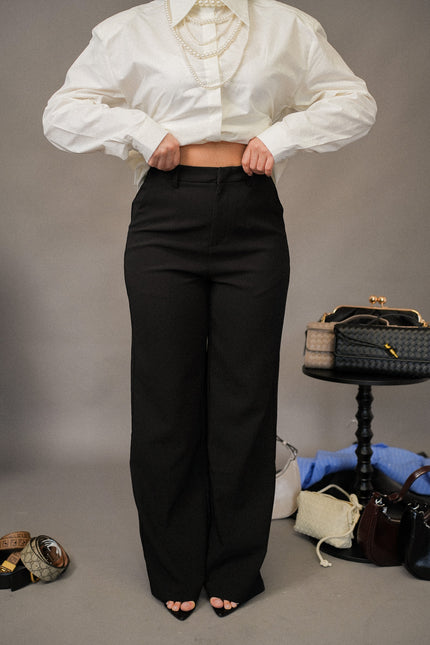 Pantalone Classic taglio uomo nero
