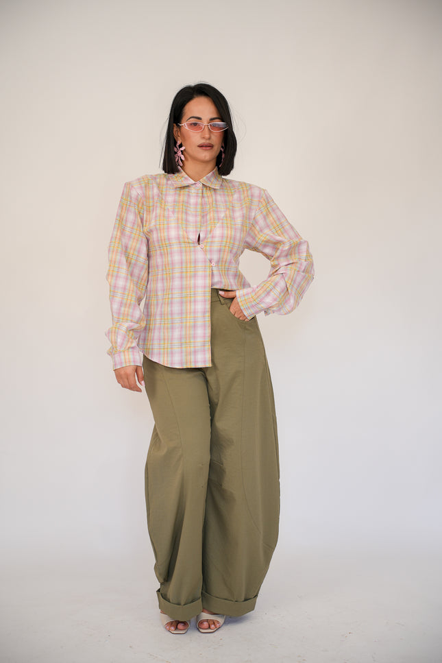 Camicia fantasy rosa
