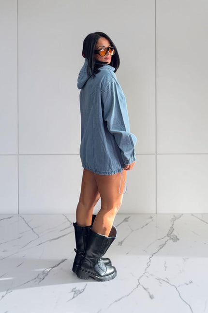 Maxi felpone denim Manosque
