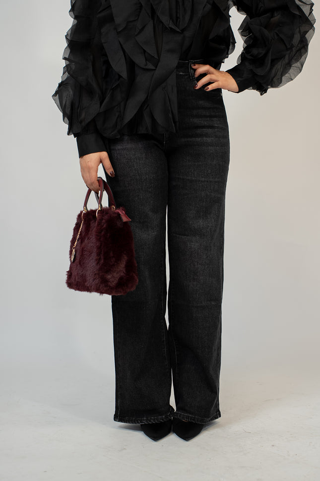 Jeans wide leg black