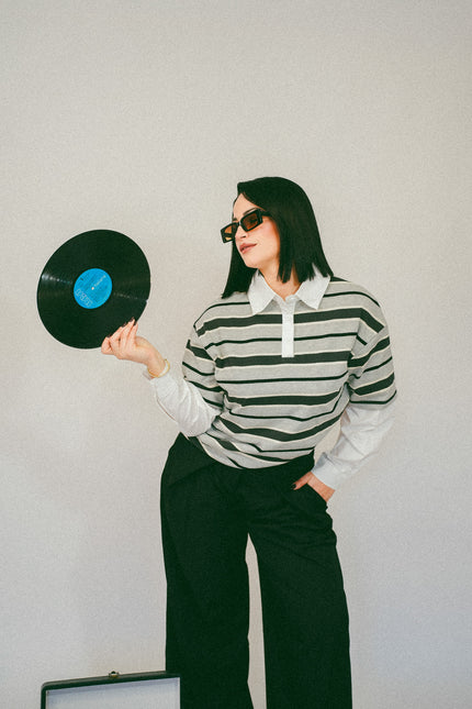 Maglia polo manica camicia