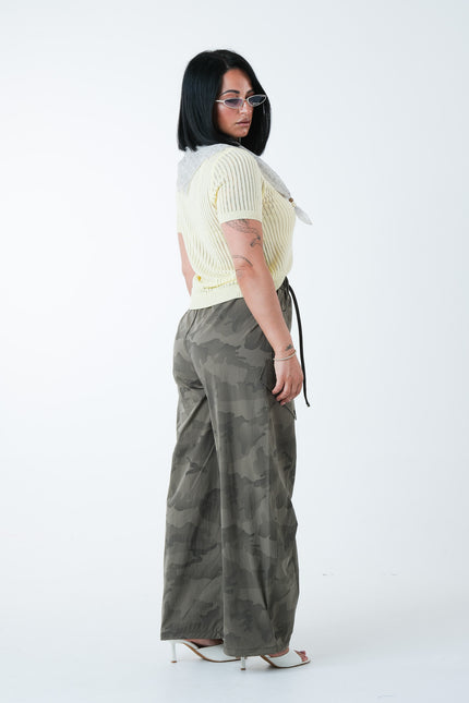 Pantalone Camouflage ballon tessuto tecnico