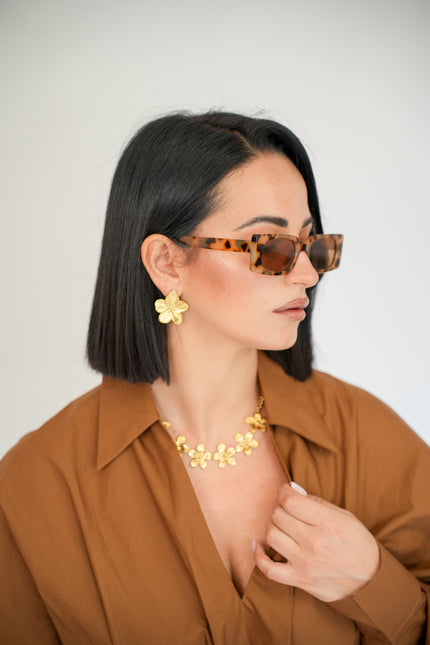 Collana fiori Gold