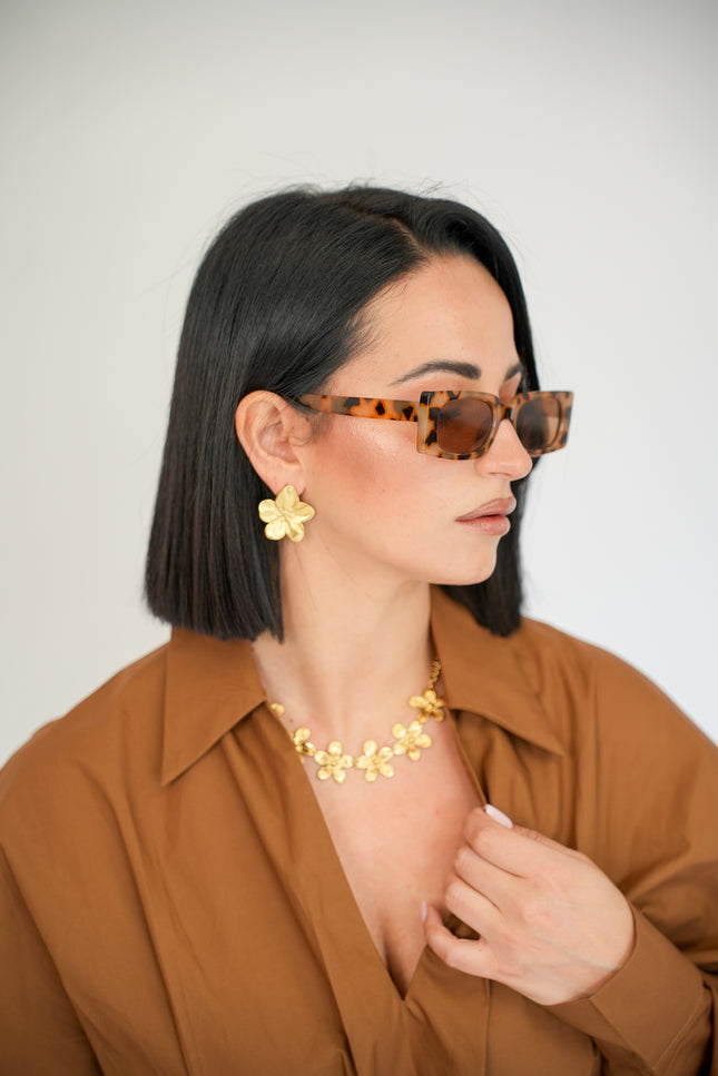 Collana fiori Gold