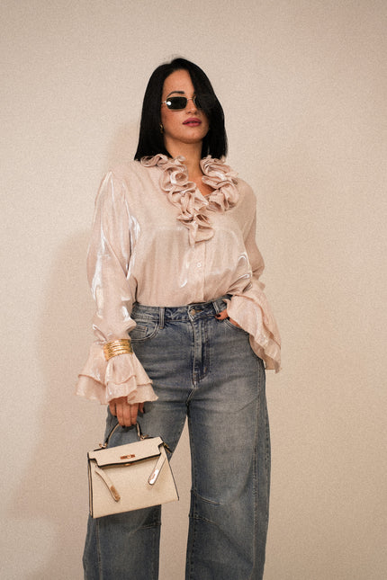 Camicia Bridgerton Beije