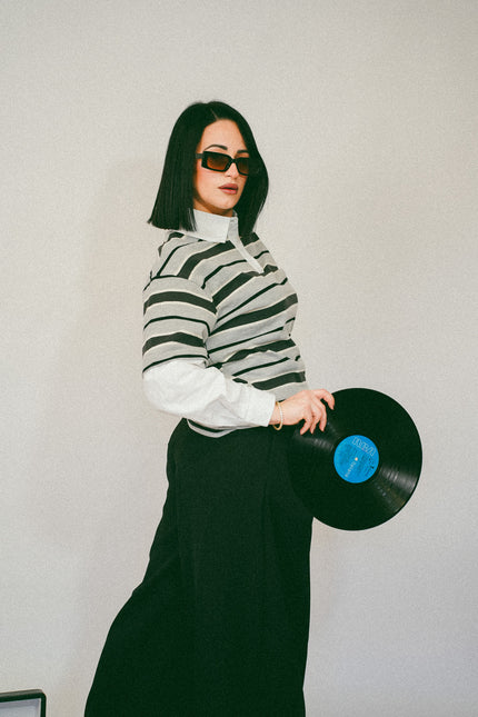 Maglia polo manica camicia