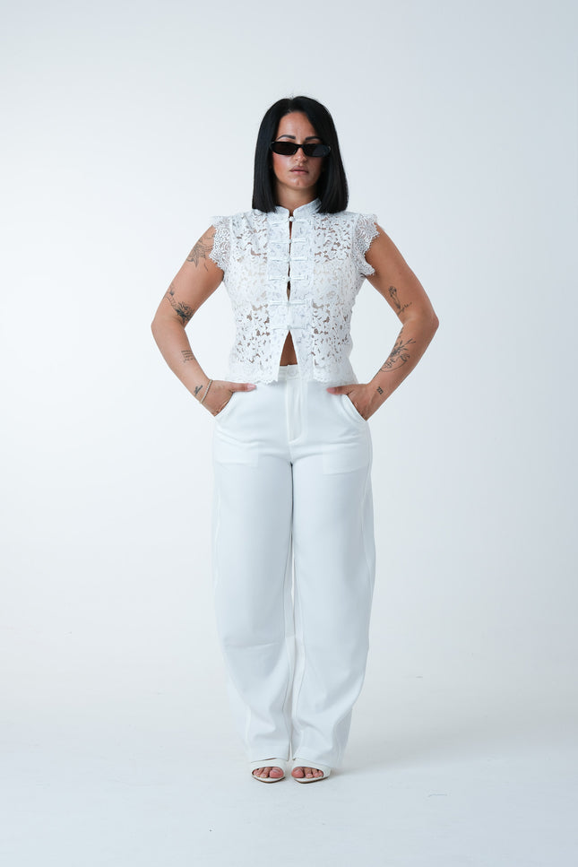 Pantalone Classic ballon bianco