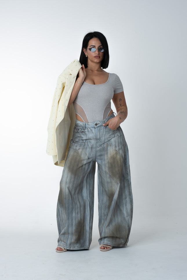 Jeans effetto lavaggio sporco