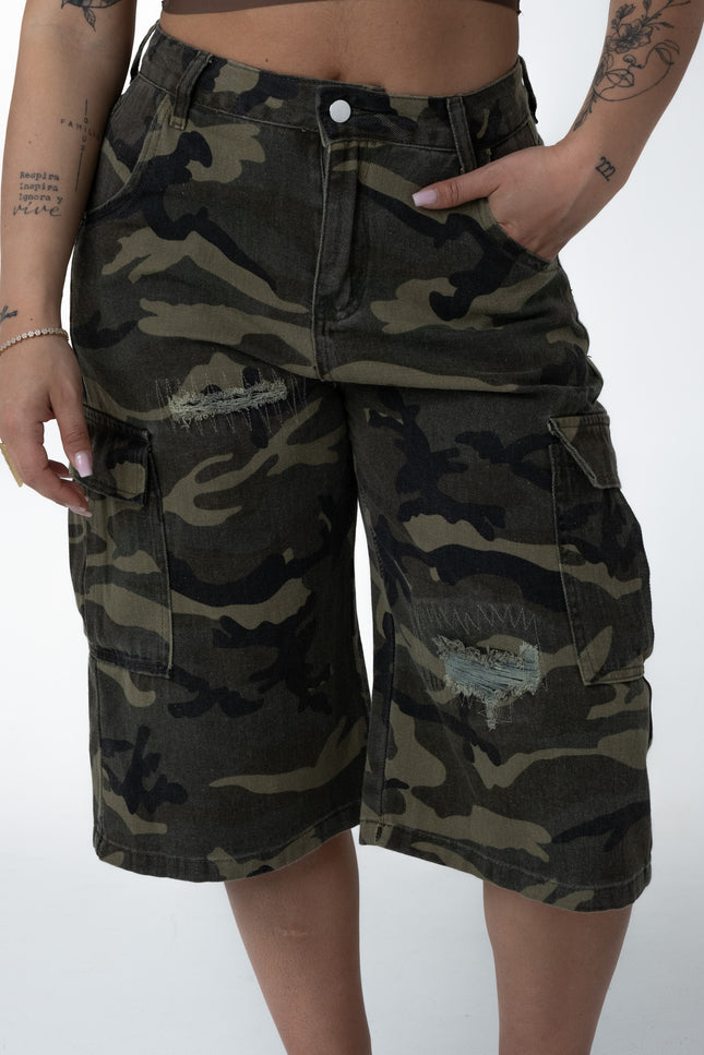 Bermuda denim Camouflage