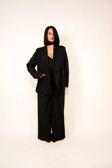 Tailleur kimono black