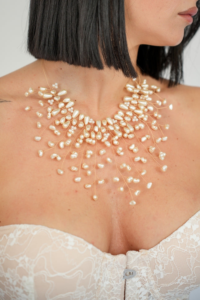 Collana decorativa perle