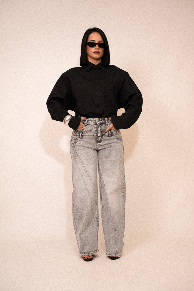 Jeans doppio bustino grey