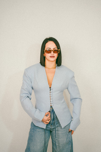 Blazer Emily azzurro