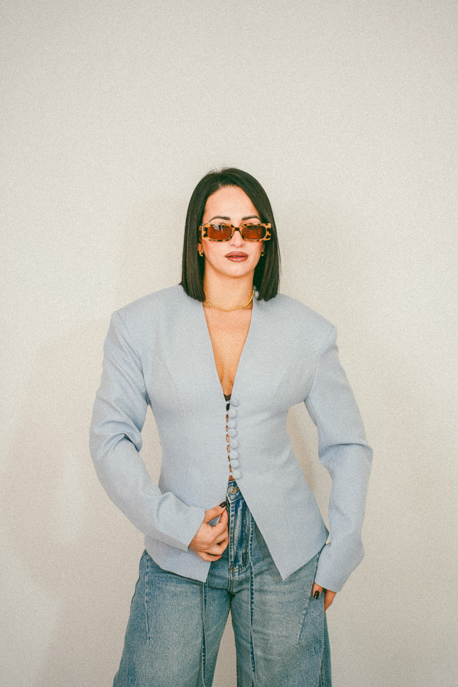 Blazer Emily azzurro