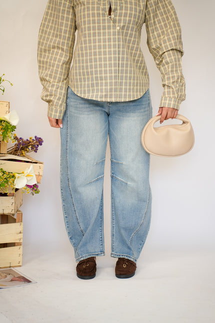 Jeans baggy chiaro