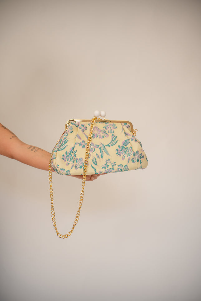 Clutch fantasy gialla/lilla