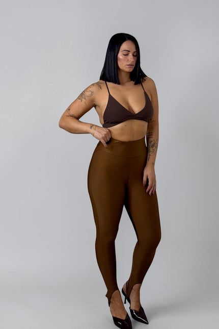 Leggings ghette bronzo