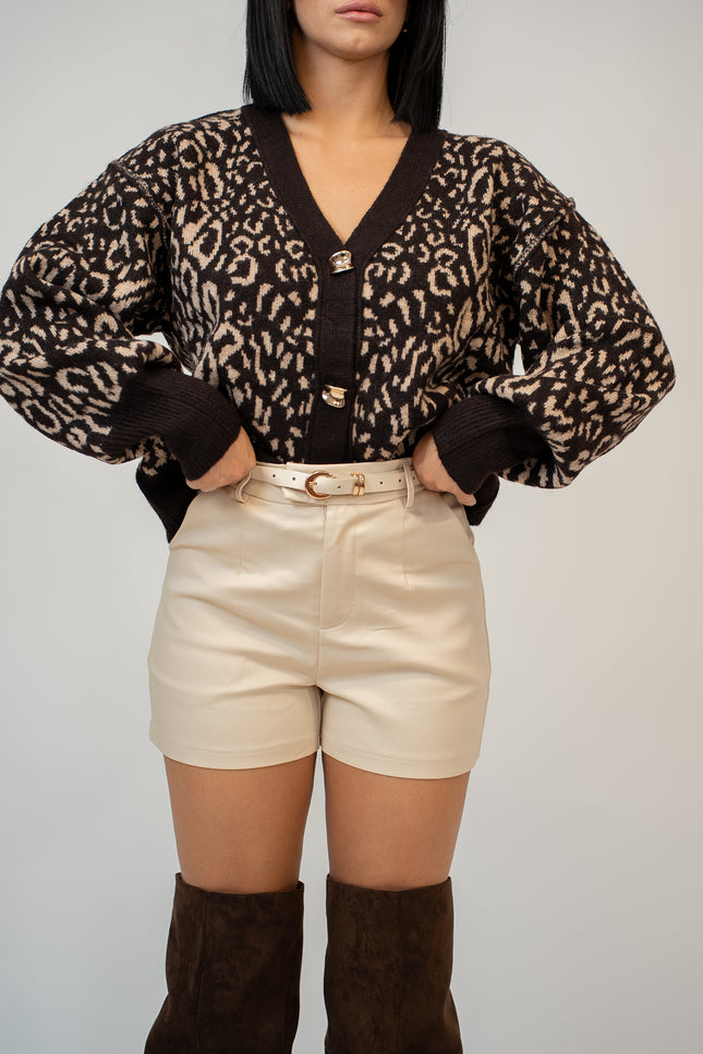 Pantaloncino basic beige