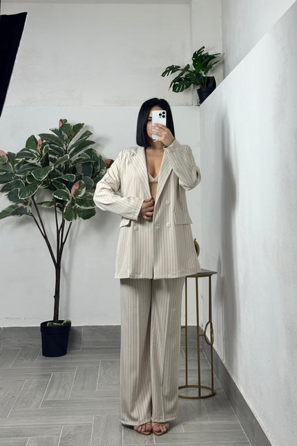 Tailleur City gessato