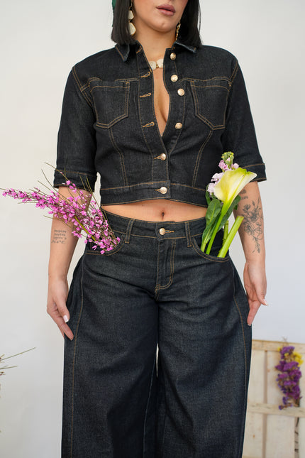 Cordset denim Woman