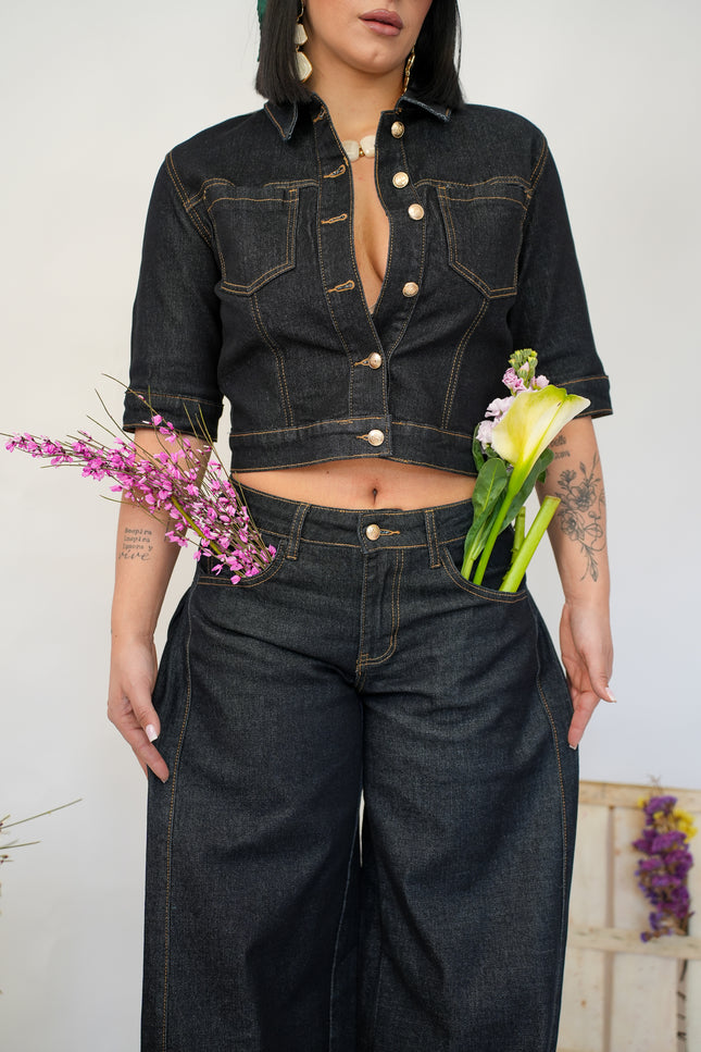 Cordset denim Woman