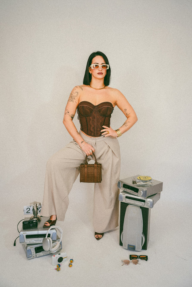 Pantalone Arabia beije