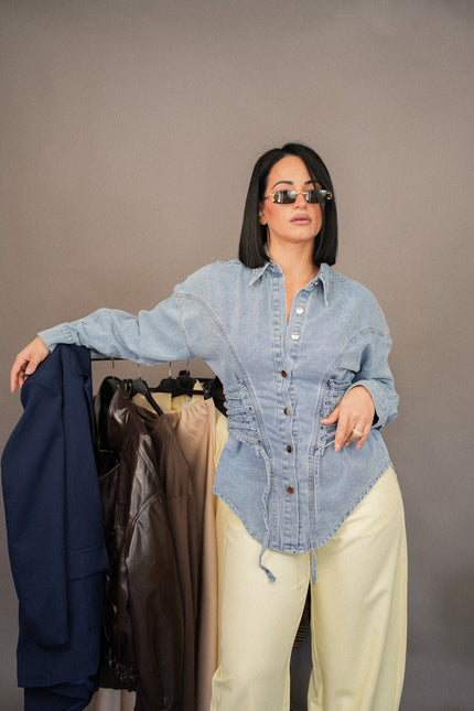 Giacca Corset denim